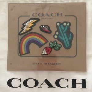 Coach Rainbow Cactus Snail Radish stickers